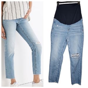 Madewell Maternity Over-the-Belly Perfect Vintage Jeans in Coney Wash. Size 27.